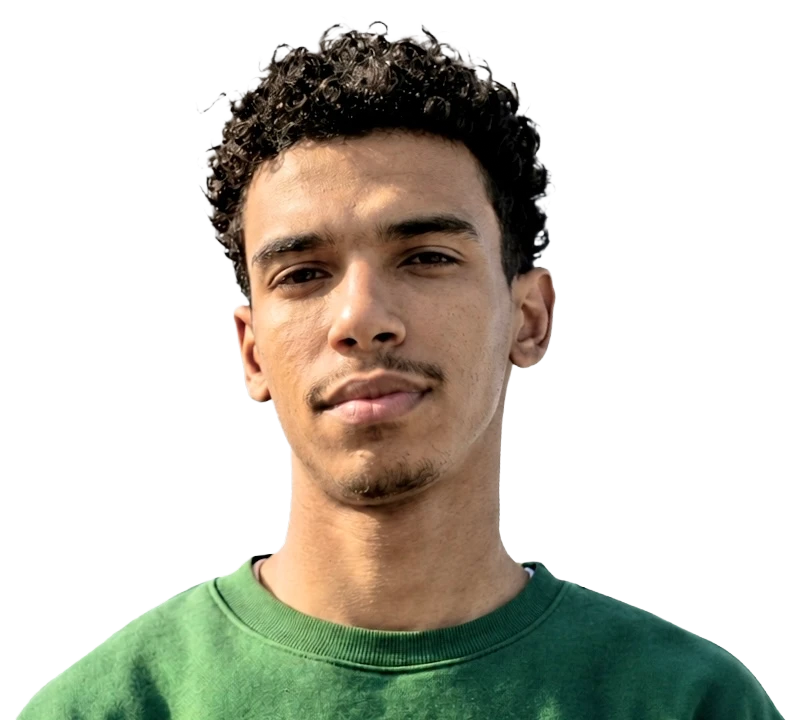 Stylized illustration portrait of Oussama